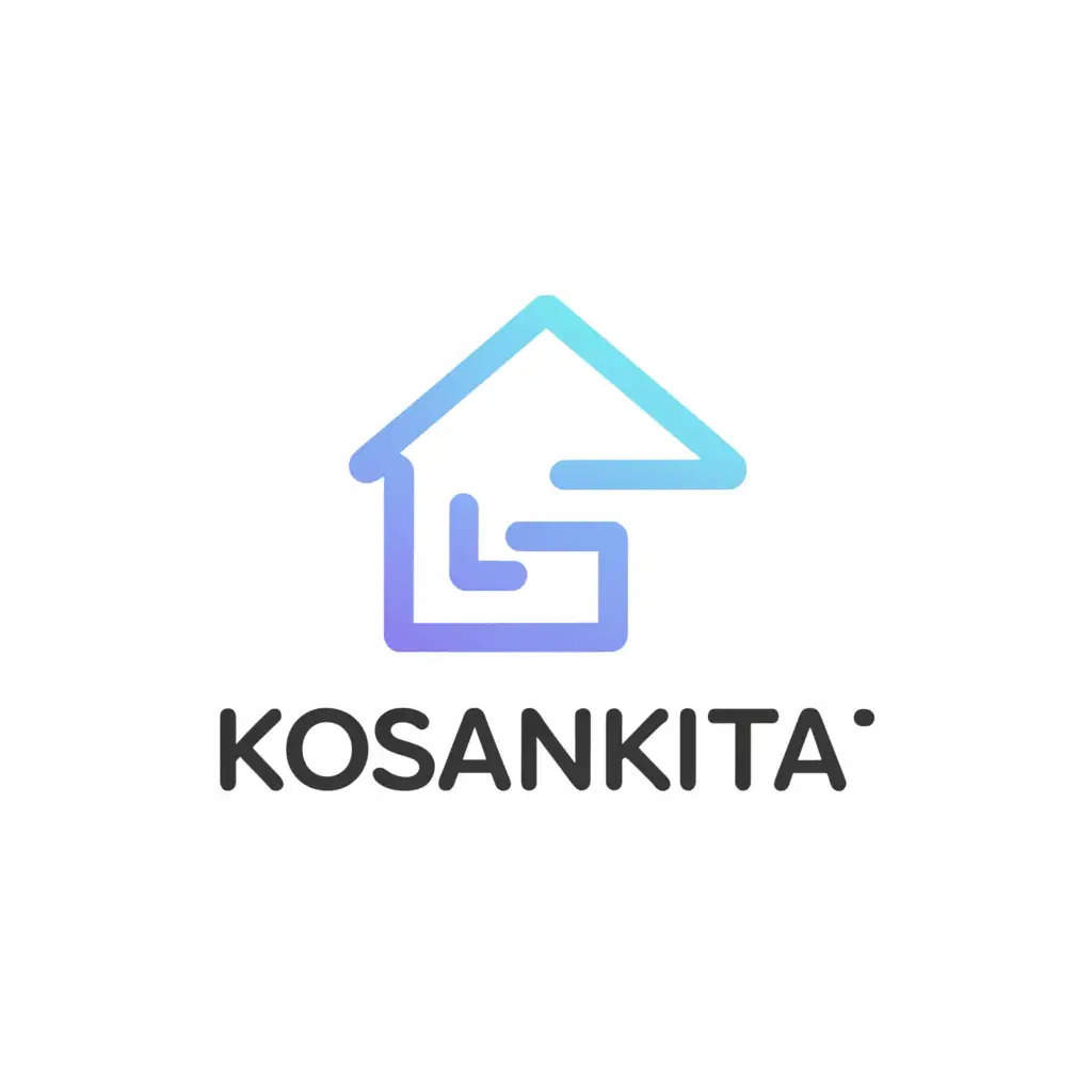 a logo design,with the text "KosanKita", main symbol:Home/House,Moderate,be used in Technology industry,clear background