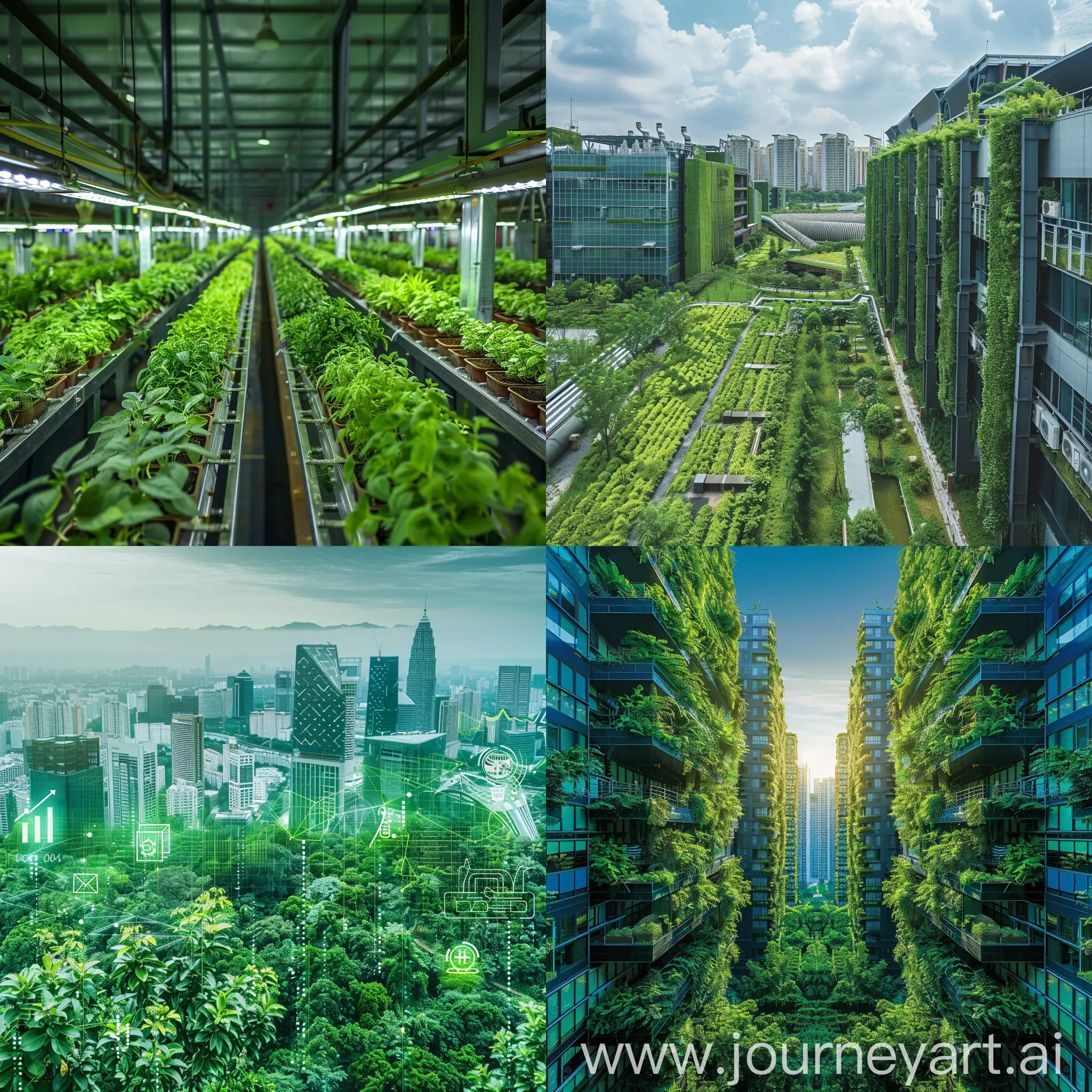 Industries with greenery all around, digitisation and automation, infrastructure development.