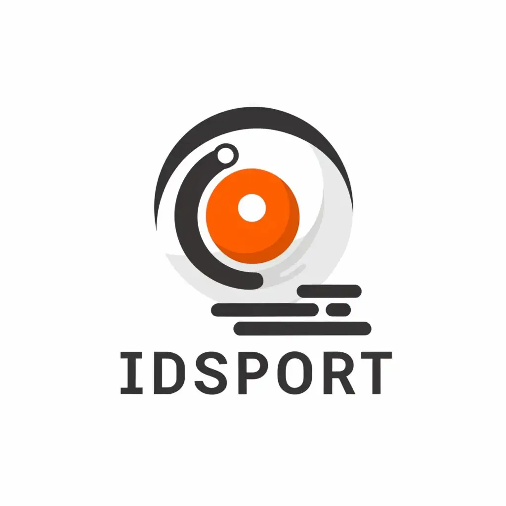 a logo design,with the text "IdSport", main symbol:Billiard ball,Minimalistic,be used in Sports Fitness industry,clear background