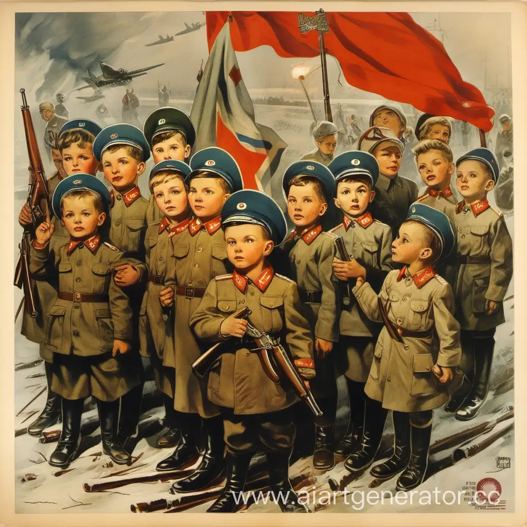 Children-Commemorating-the-Great-Patriotic-War-with-Heartfelt-Tribute