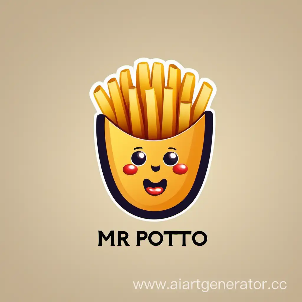 The logo is made in the form of French fries, located in the shape of the letter "M" - the first letter of the company name "Mr. Potato". To be executed in a minimalistic style.
