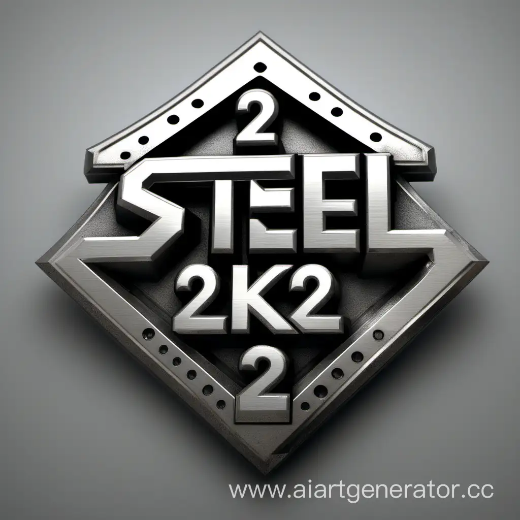 Эмблема с надписью " STEEL2K22BY "