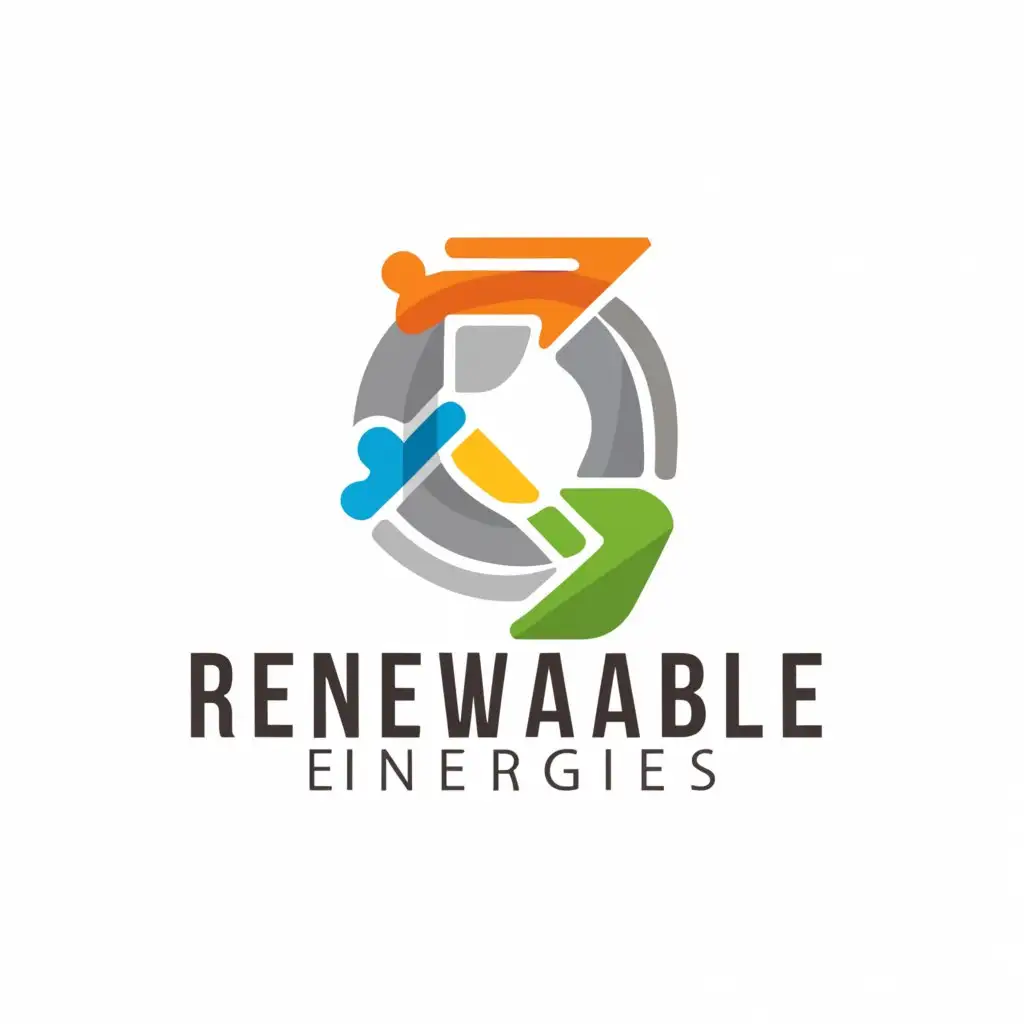 a logo design,with the text "Renewable Energies", main symbol:G I Z,Moderate,clear background