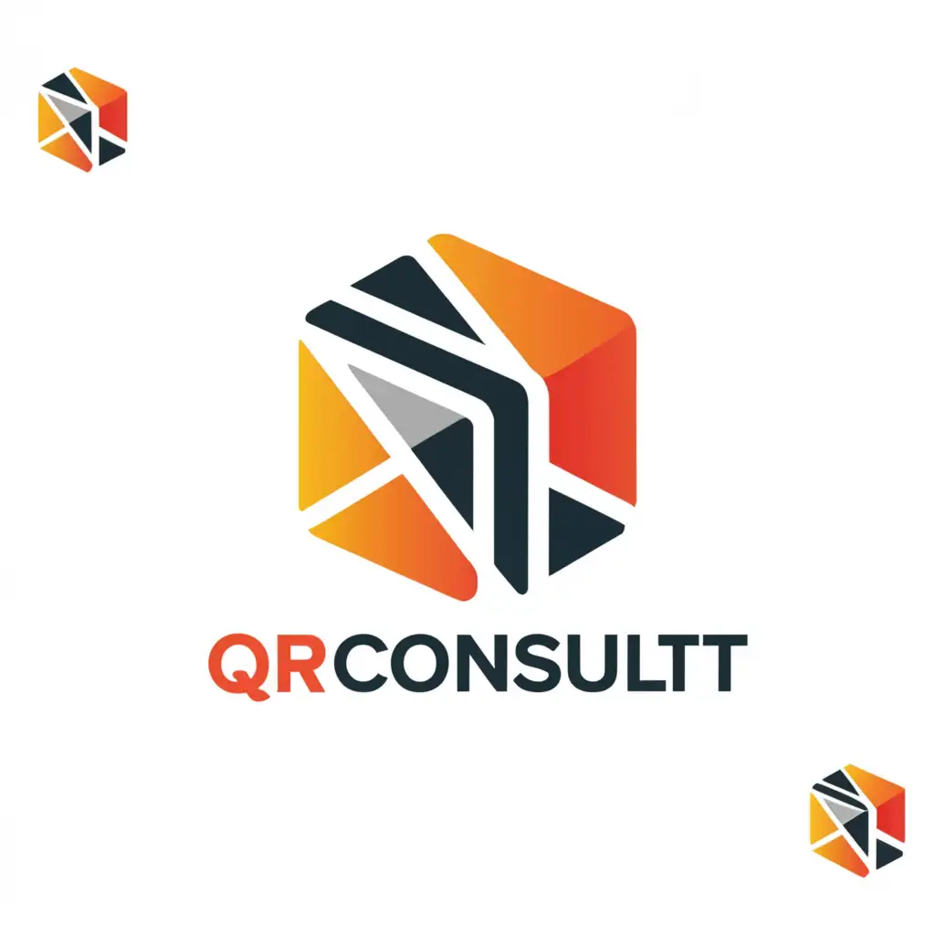 a logo design,with the text "QR Consult", main symbol:QRC,Minimalistic,be used in Legal industry,clear background