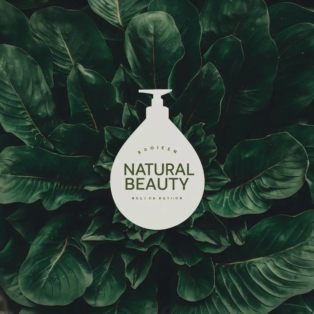 LOGO-Design-For-Natural-Beauty-Elegant-Lotion-Drop-with-Typography-for-the-Religious-Industry