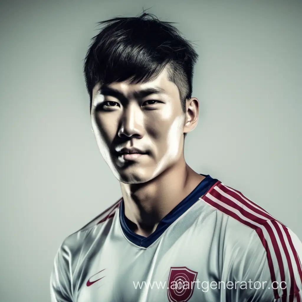 футболист мужчина азиат