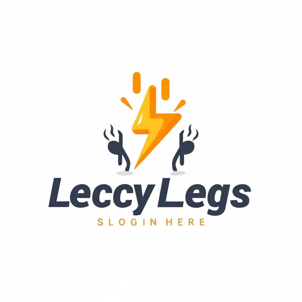 logo, Electric Emoji Spark, with the text "Leccy Legs", typography, be used in Technology industry