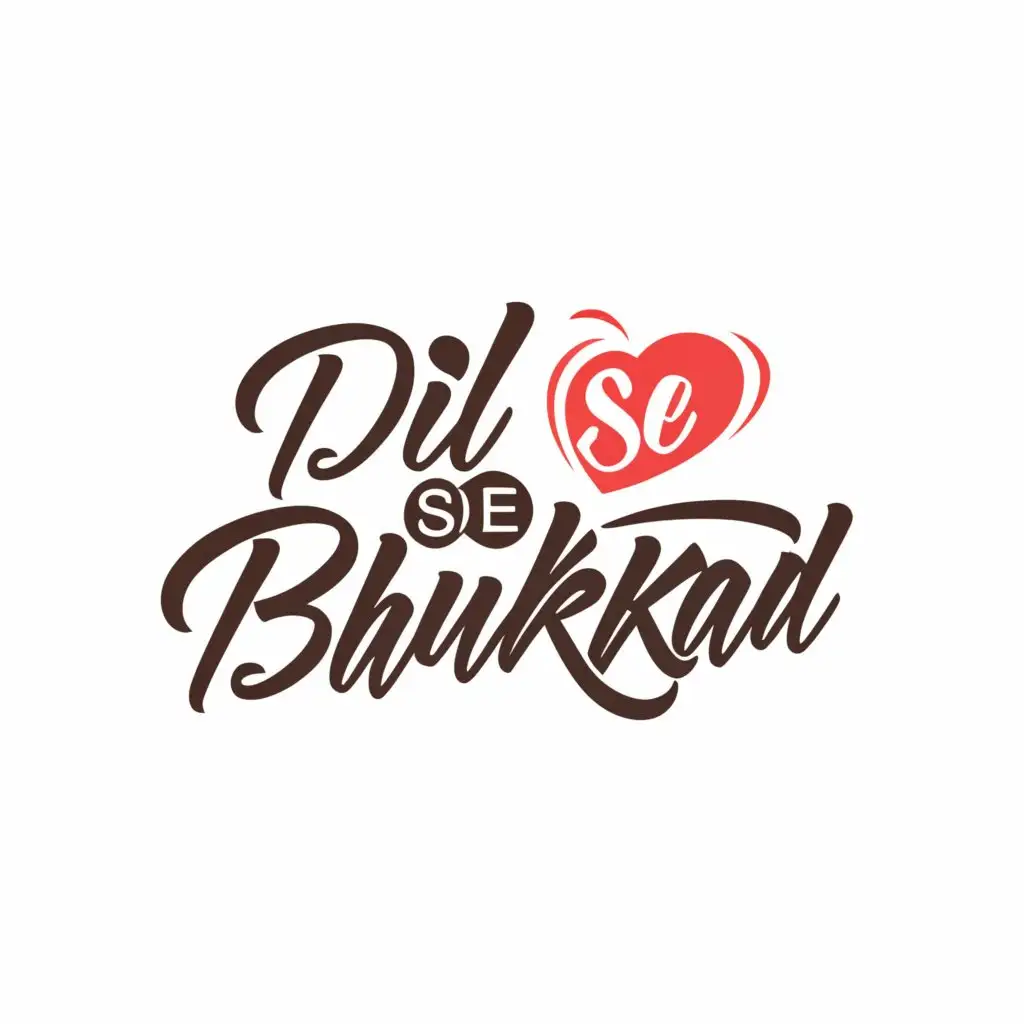 LOGO-Design-For-Dil-Se-Bhukkad-Heartily-Hungry-Concept-on-Clear-Background