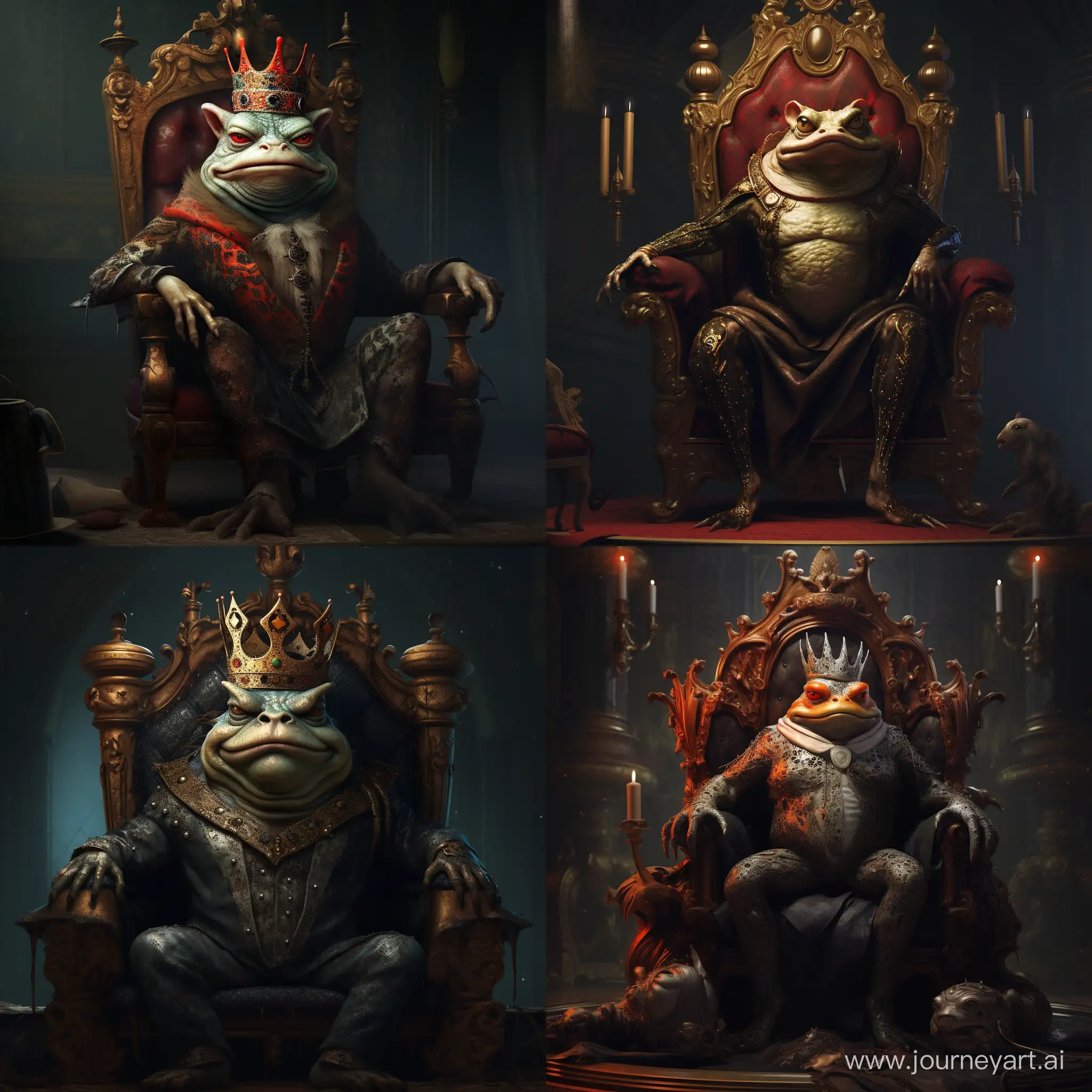 Diabolical-Frog-King-on-Sinister-Throne-Dark-Fantasy-Art