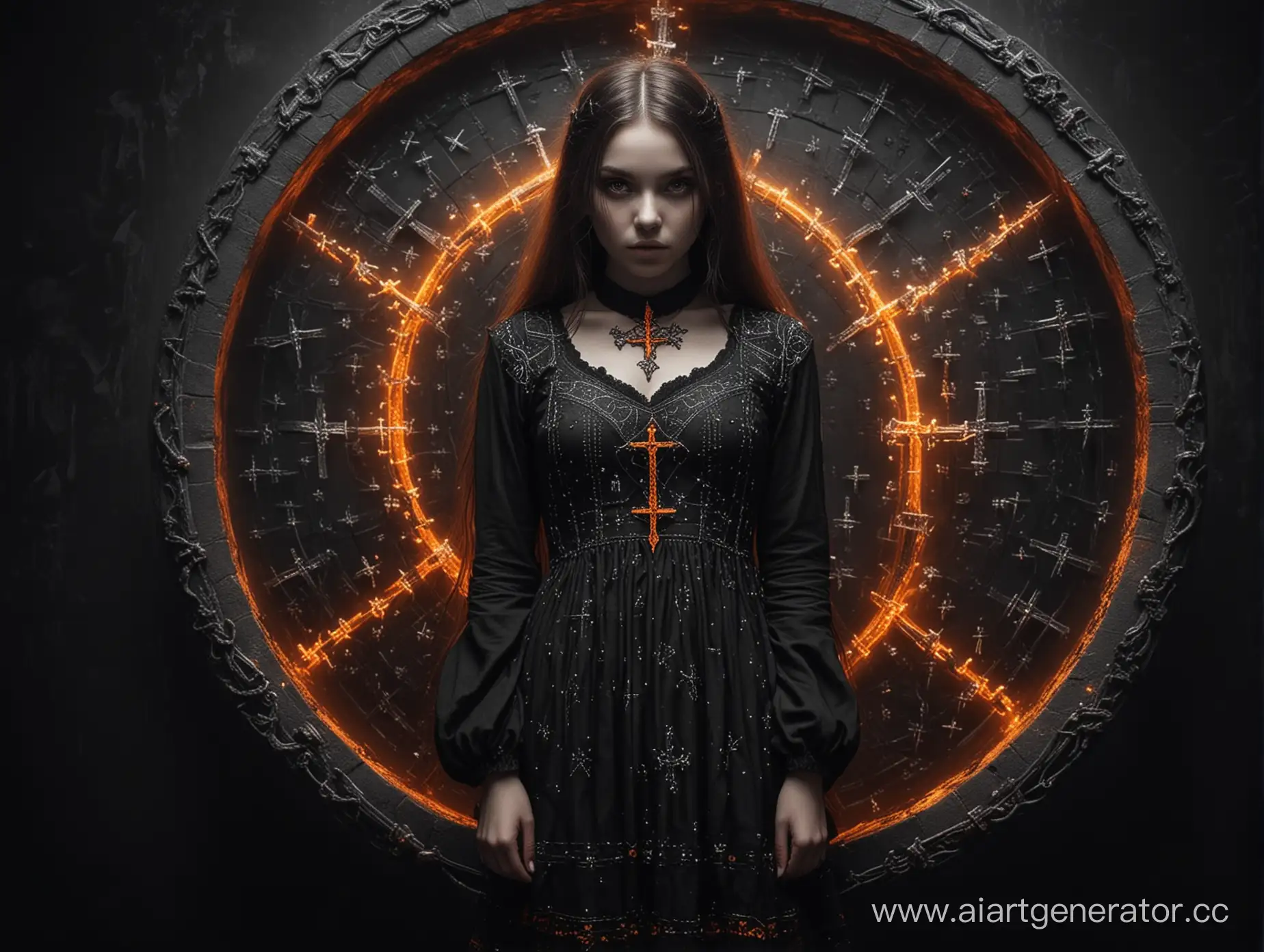 Dark-Fantasy-Girl-with-CrossEyed-Gaze-by-Orange-Portal