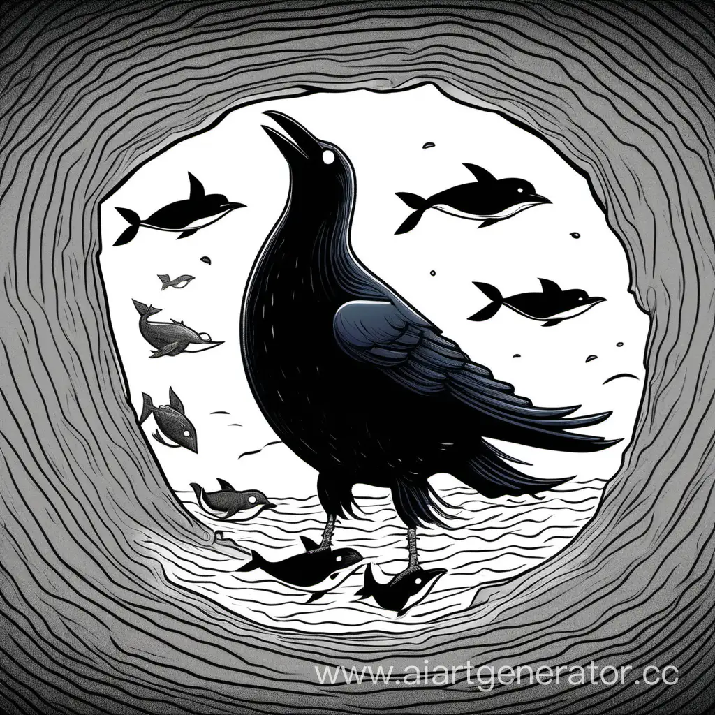 Curious-Crow-Inside-the-Belly-of-a-Cartoon-Whale