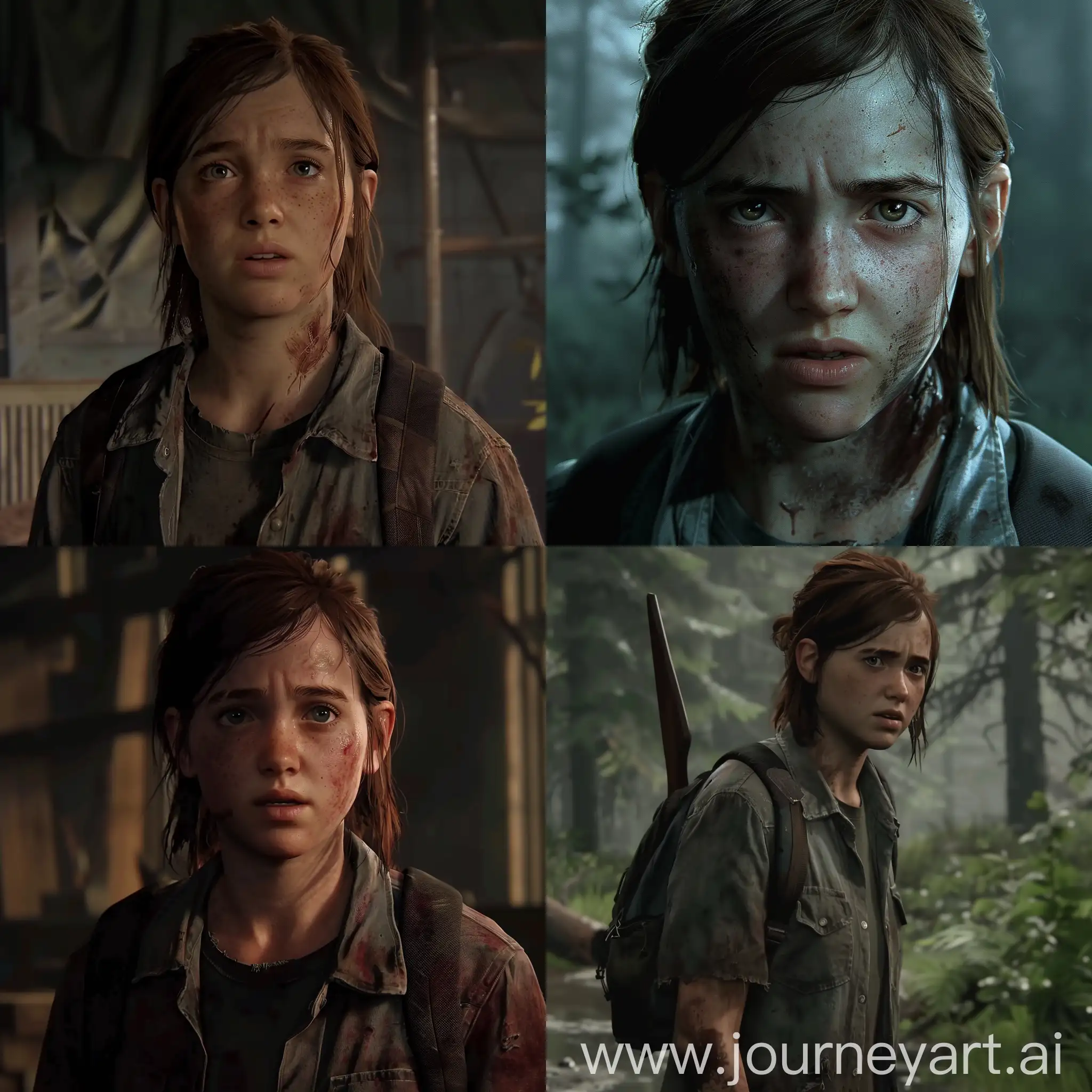 Ellie in last of us part 3 video game