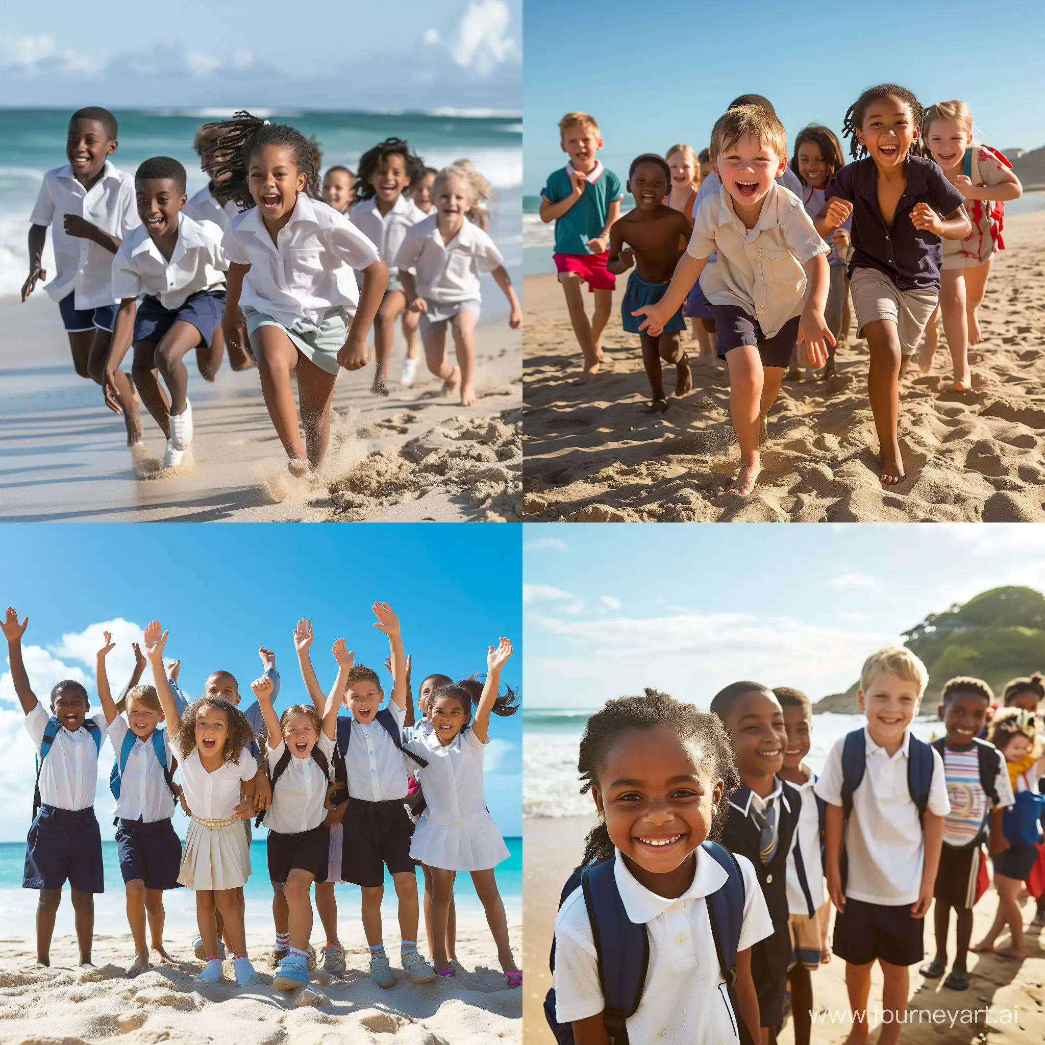 Joyful-Beach-Day-for-Schoolchildren