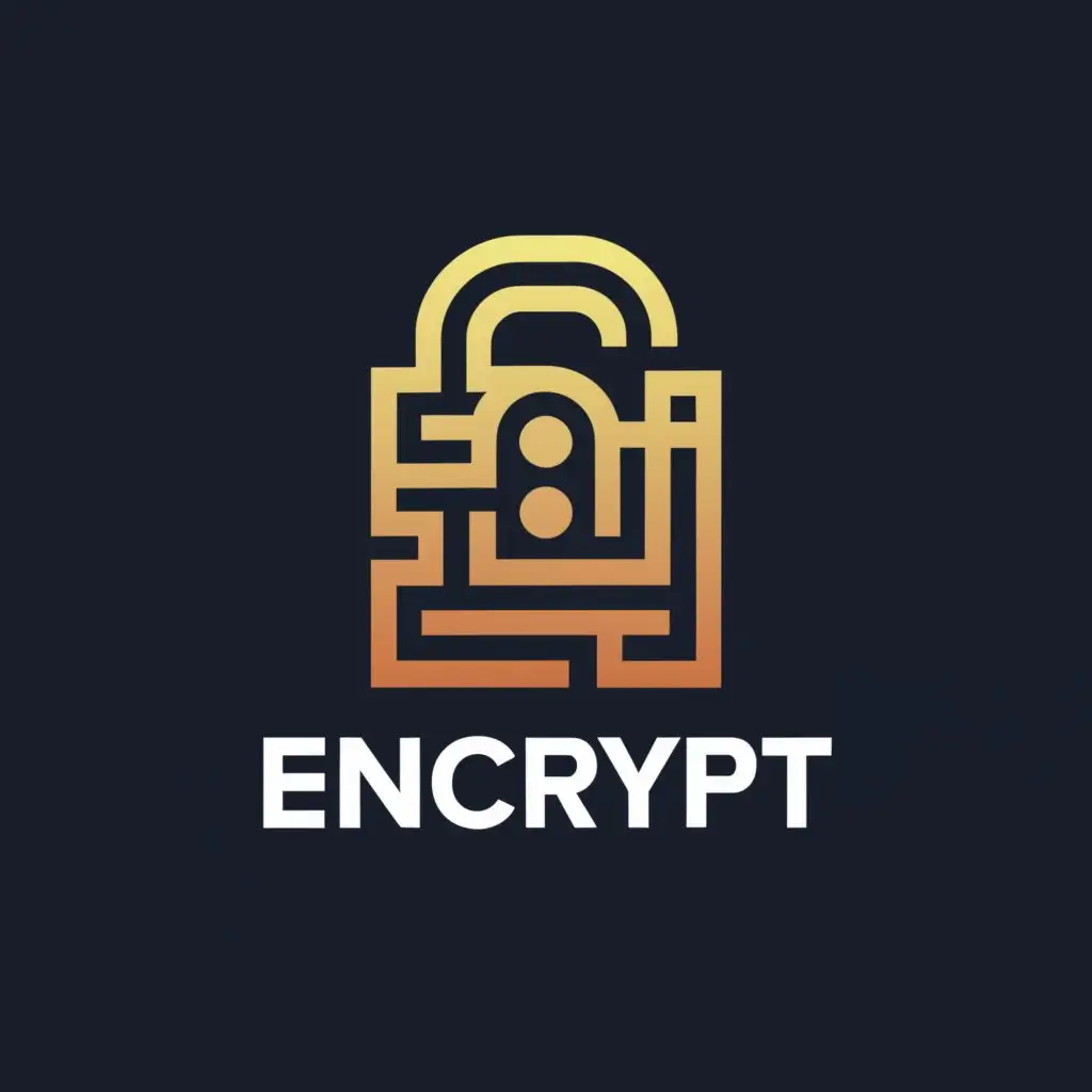 a logo design,with the text "Encrypt", main symbol:lock,complex,be used in Animals Pets industry,clear background