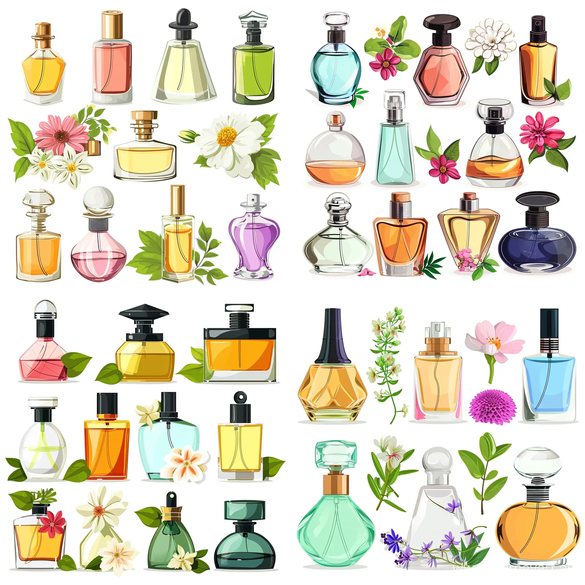 Exquisite-Perfume-Bottles-and-Floral-Compositions
