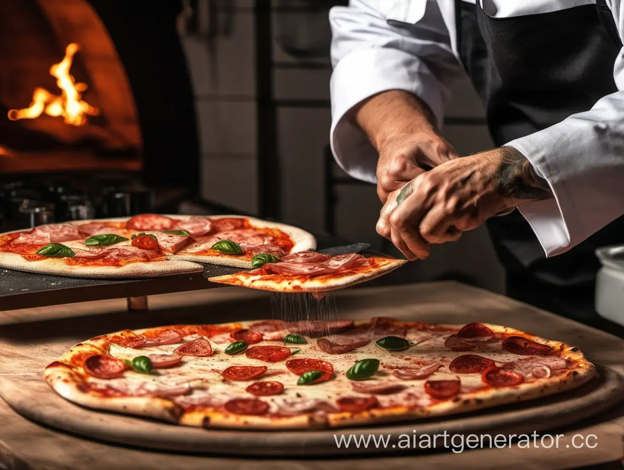 Pizza-Chef-Making-Delicious-Margherita-Pizza