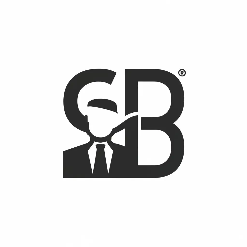 a logo design,with the text "GBI", main symbol:detective,Minimalistic,be used in Legal industry,clear background