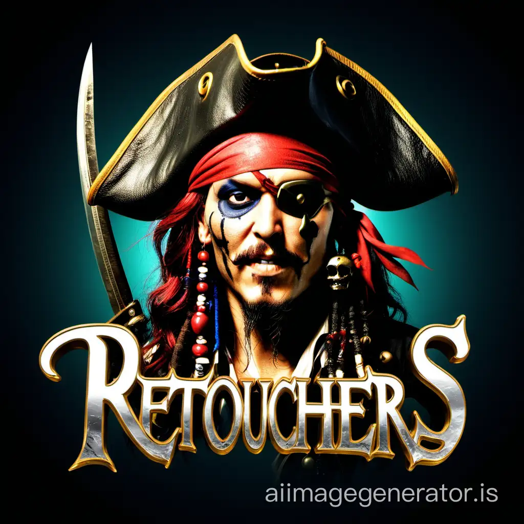 ретушеры-пираты, логотип