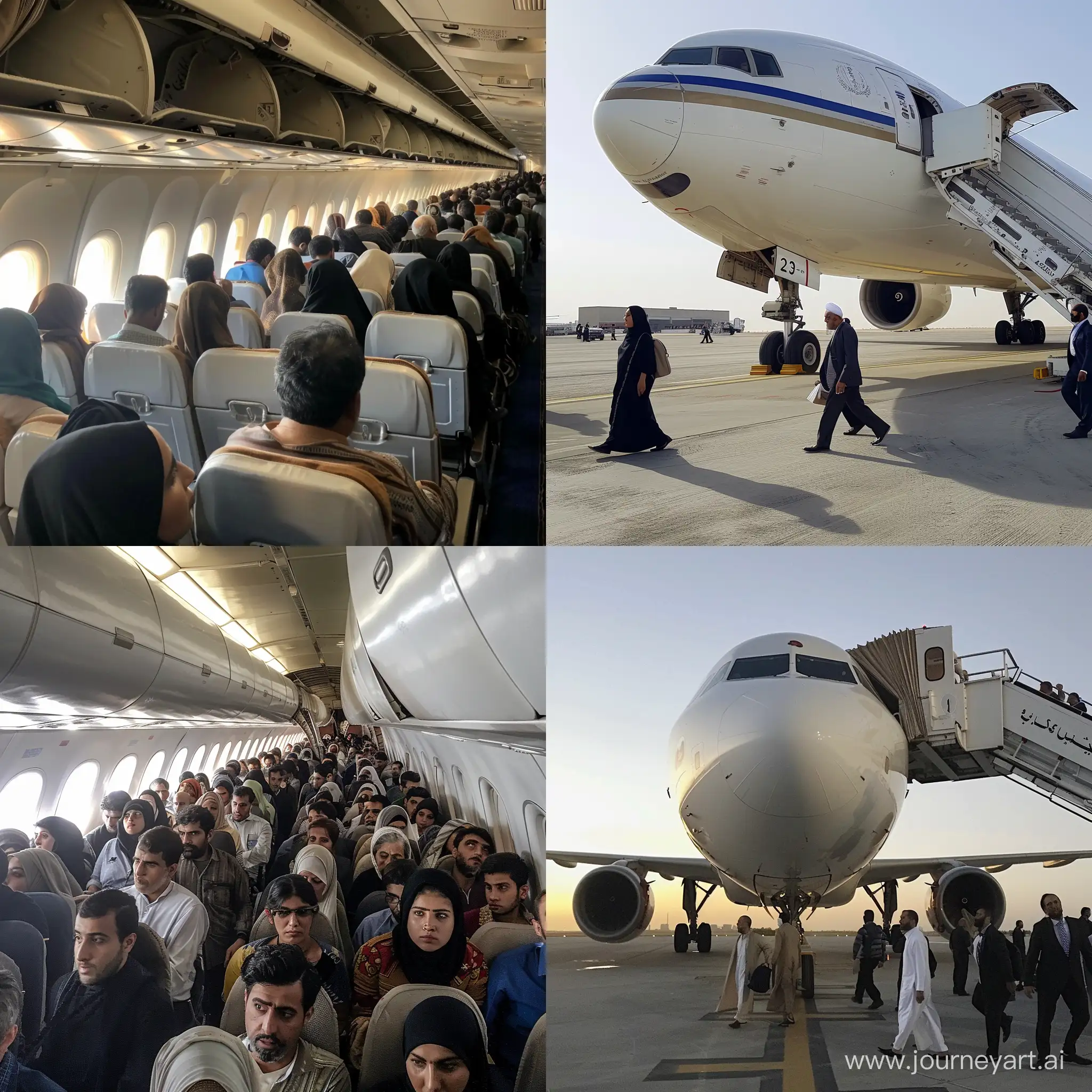 Iranian-Passengers-Aboard-BenderAbbas-Dubai-Plane