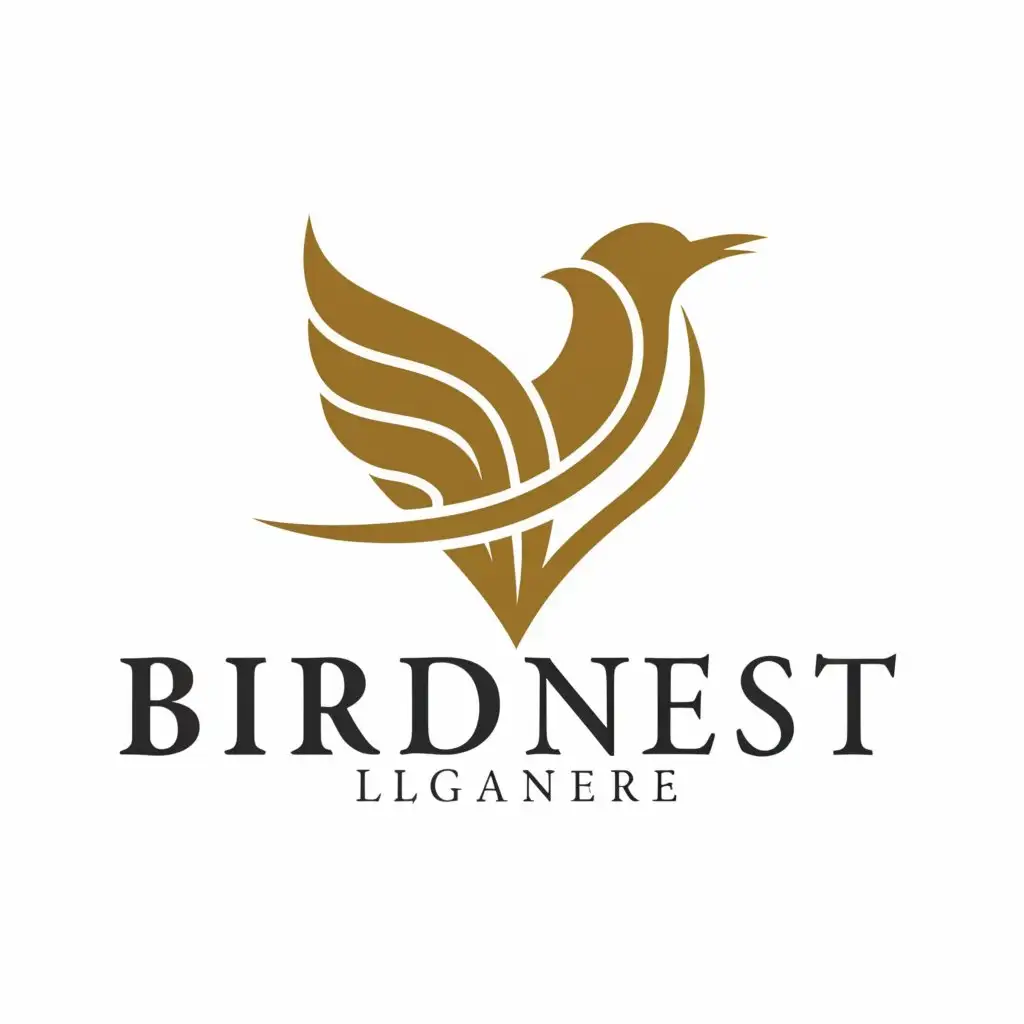 a logo design,with the text "Birdnest", main symbol:NLD,Moderate,clear background