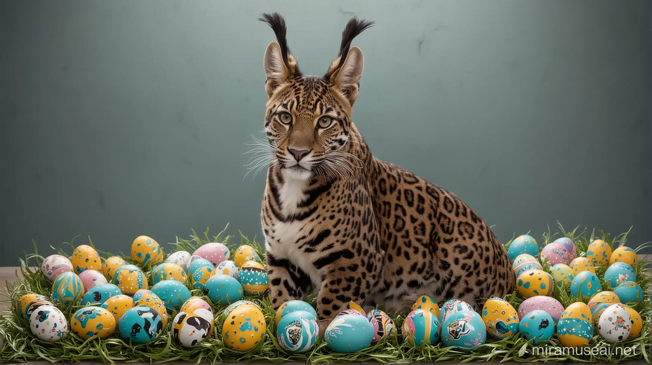 Jacksonville Jaguars Easter Celebration with FootballThemed Eggs