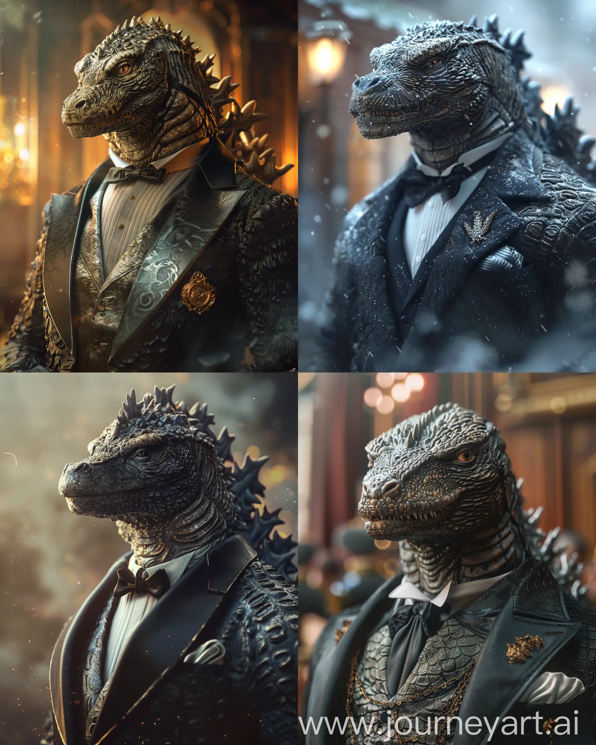 Godzilla-in-Tuxedo-A-Charming-Prince-in-Hyperdetailed-Fantasy-Art