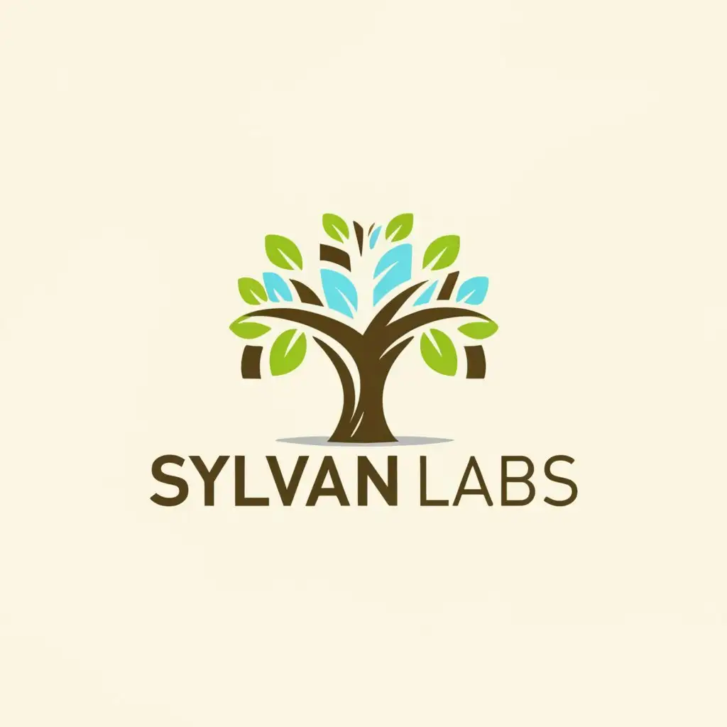 a logo design,with the text "Sylvan Labs ", main symbol:science,Moderate,clear background