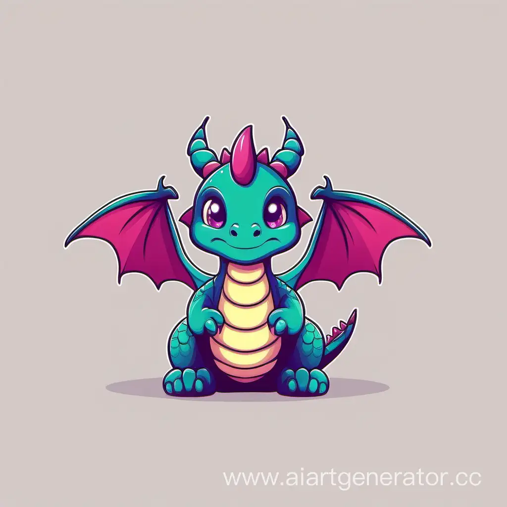 Adorable-Minimalist-Dragon-Art-Charming-and-Simple-Creature-Illustration