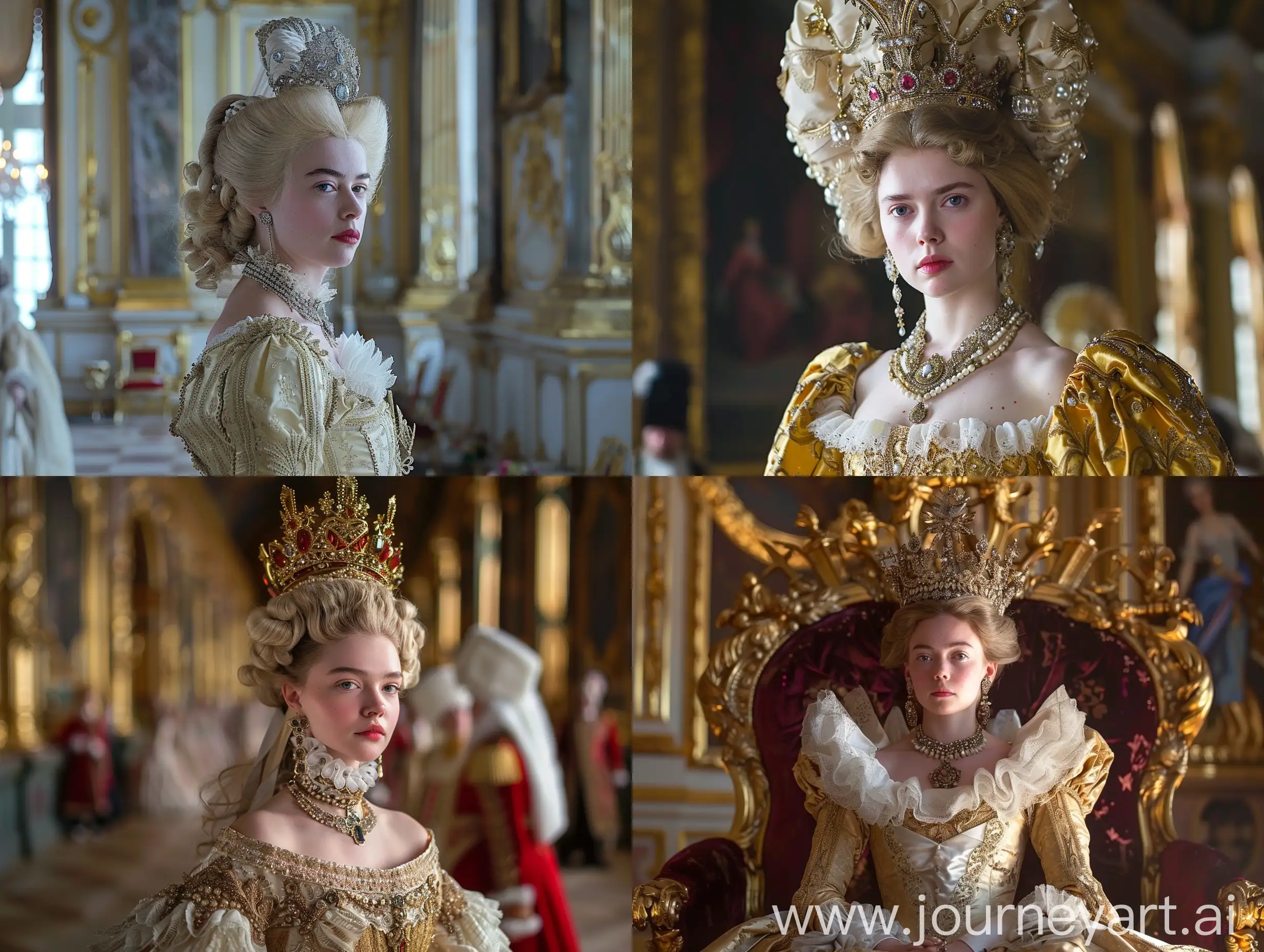 elle fanning as Empress Catherine II of Russia  the great