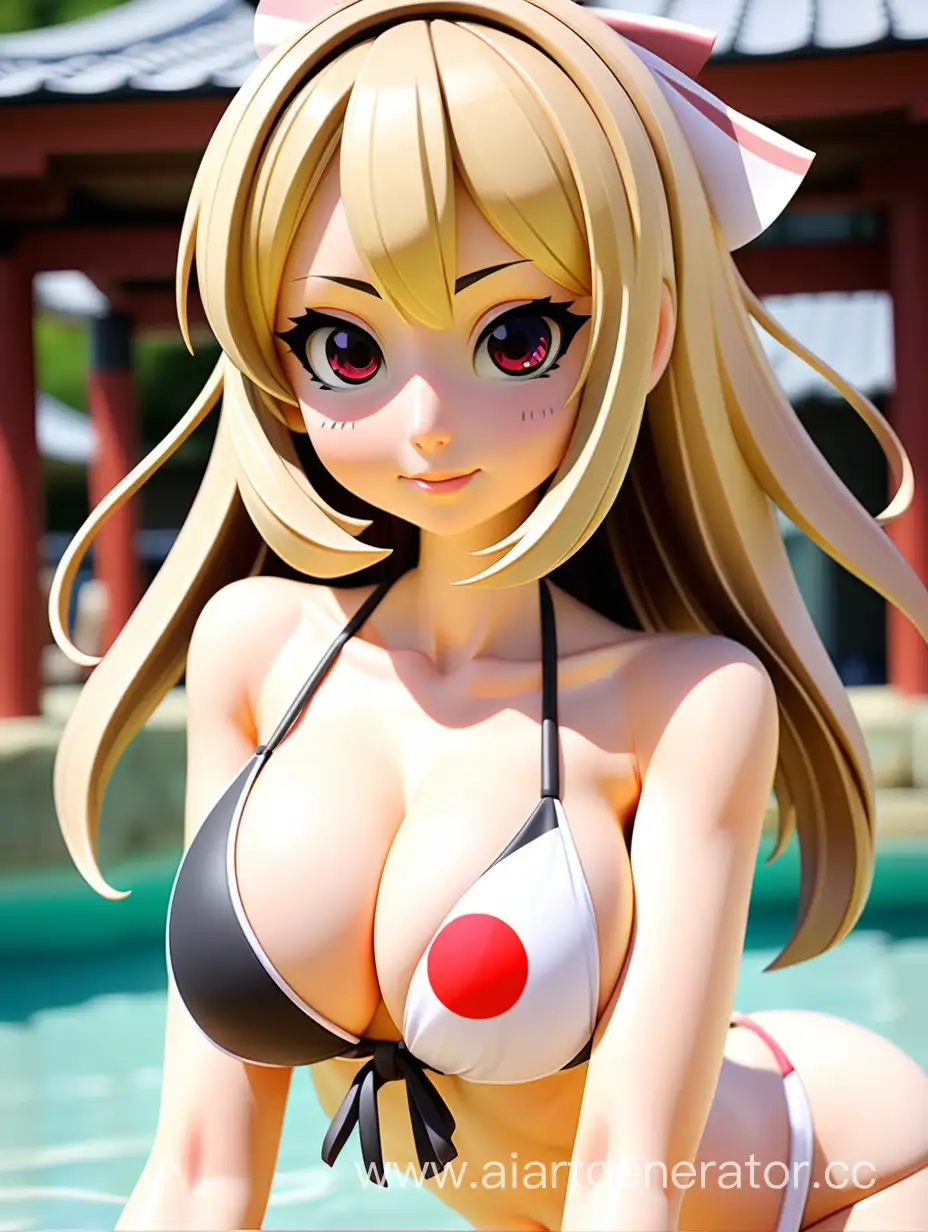 Japan waifu bikini