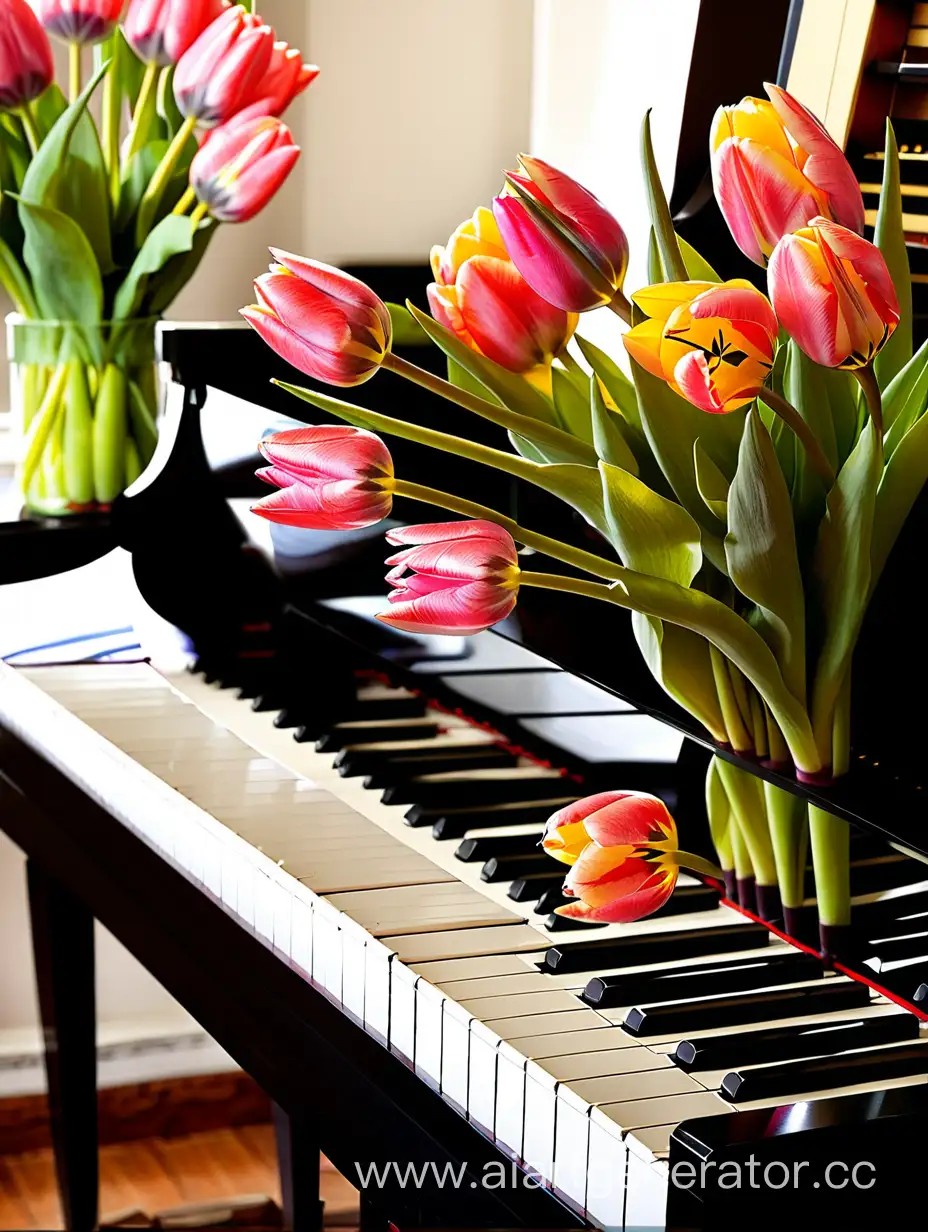 Vibrant-Tulips-Surrounding-Elegant-Grand-Piano