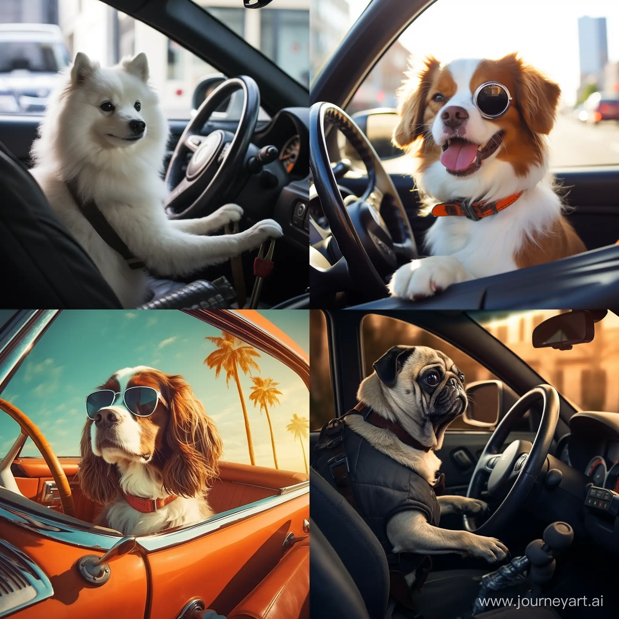 Adorable-Dog-Behind-the-Wheel-Quirky-Canine-Driving-Adventure