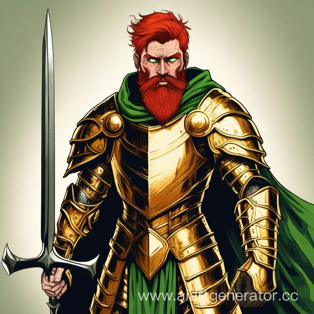 Fierce-RedHaired-Warrior-in-Golden-Armor-Exuding-Brutality