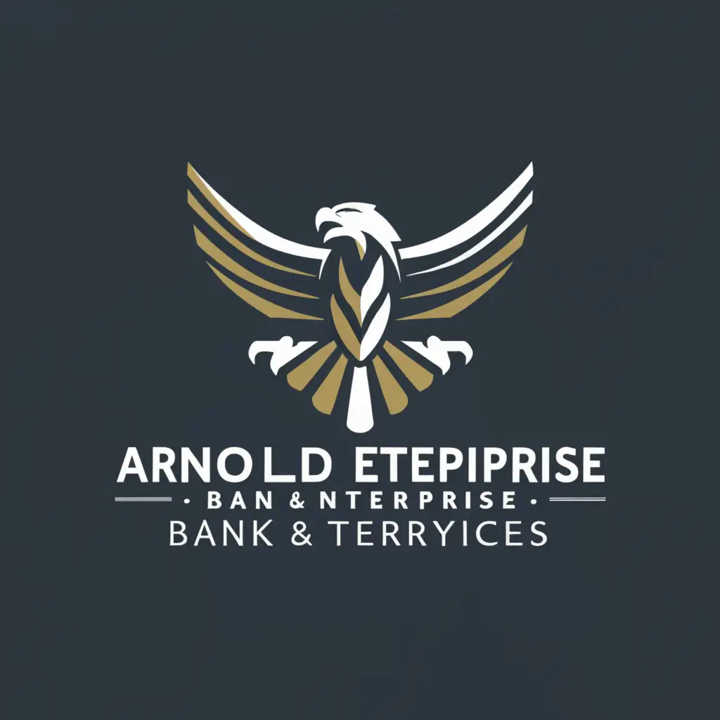 a logo design,with the text "Arnold Enterprise Bank & Trust", main symbol:them nationwide veteran services. List and Add details about Contracting in the following area: Construction for all Residential and Commercial Building, All Freight services, All aspects of Event Planning, Individual and Family Services, Voluntary Health development, Social Advocacy, General Government Support, Community and rural development, Consulting, and Finance.,Moderate,be used in Religious industry,clear background