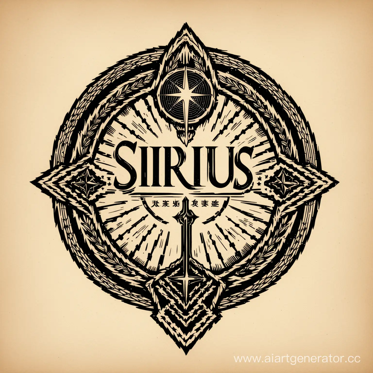 Majestic-Sirius-Emblem-in-Cosmic-Splendor