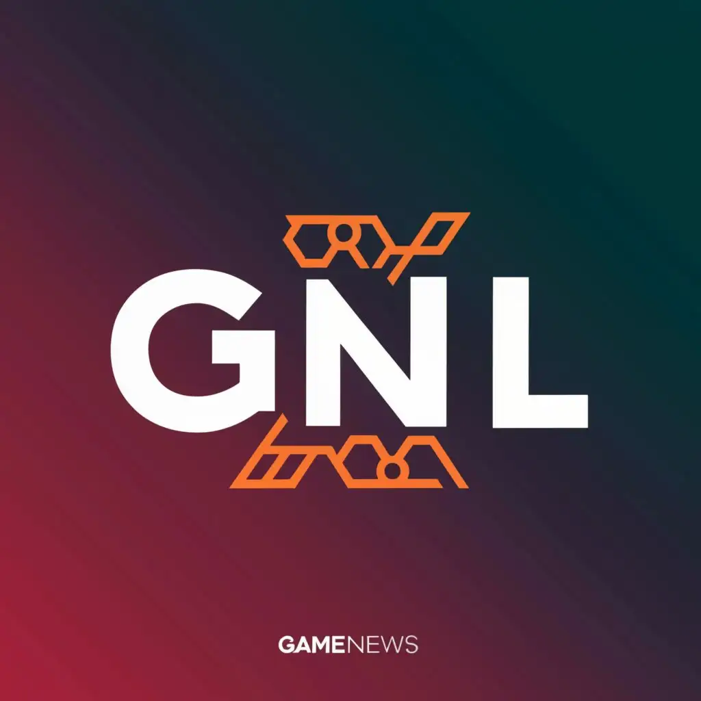 a logo design,with the text "Game News Live", main symbol:GNL,complex,be used in Entertainment industry,clear background