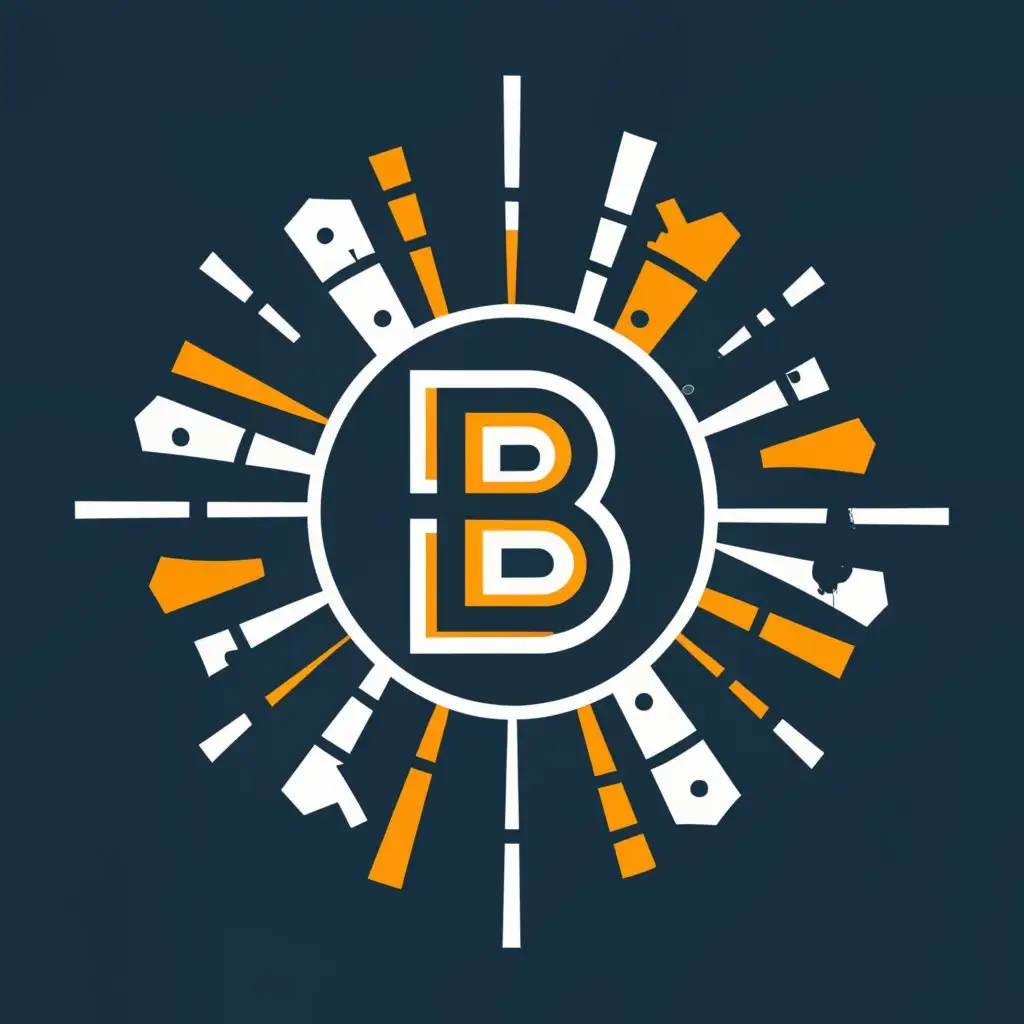 a logo design,with the text "Beam microfinance", main symbol:Text B, money notes floating on a human palm, color navy blue, orange and green. With light rays forming a clock-like circle around the objects,Moderate,be used in Finance industry,clear background