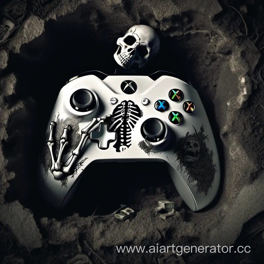 Ethereal-Gaming-Skeleton-Embraces-Xbox-One-Gamepad