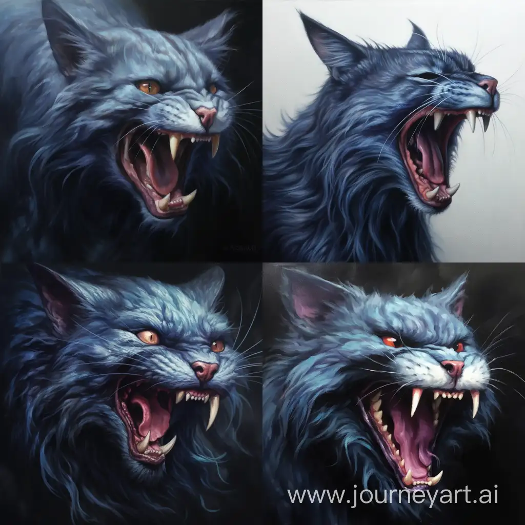 Realistic-Blue-Cat-with-Long-Ears-and-Exposed-Teeth