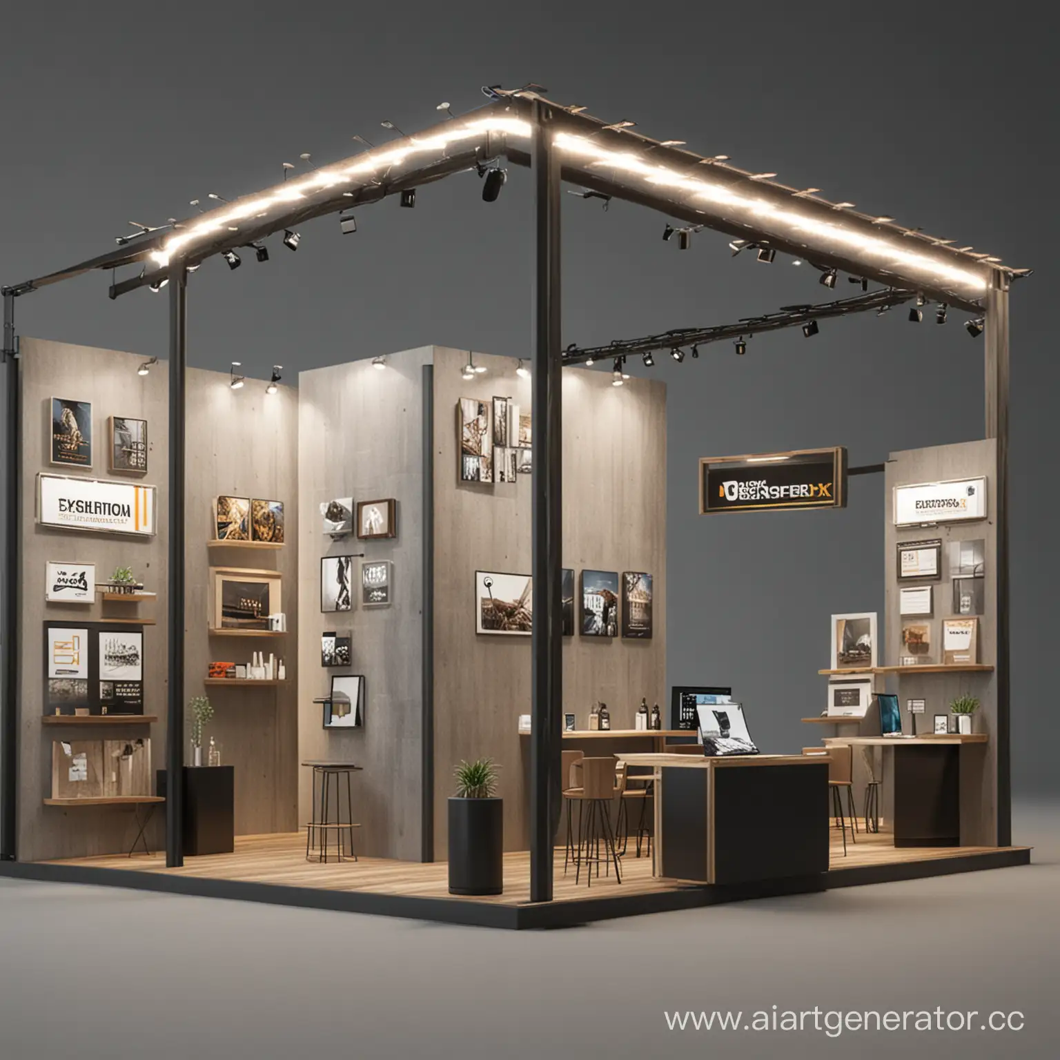 Vibrant-Realistic-3D-Exhibition-Stands-Displaying-Diverse-Themes