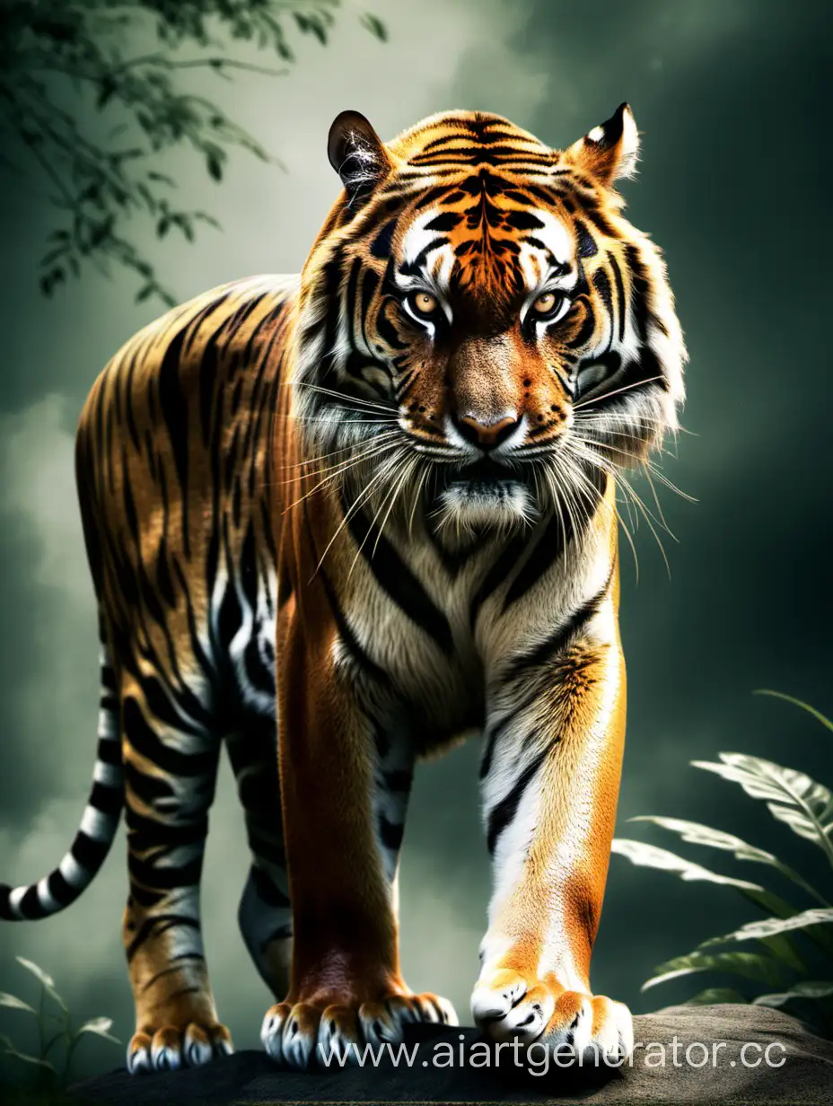 Majestic-Tiger-Roaming-in-the-Wild