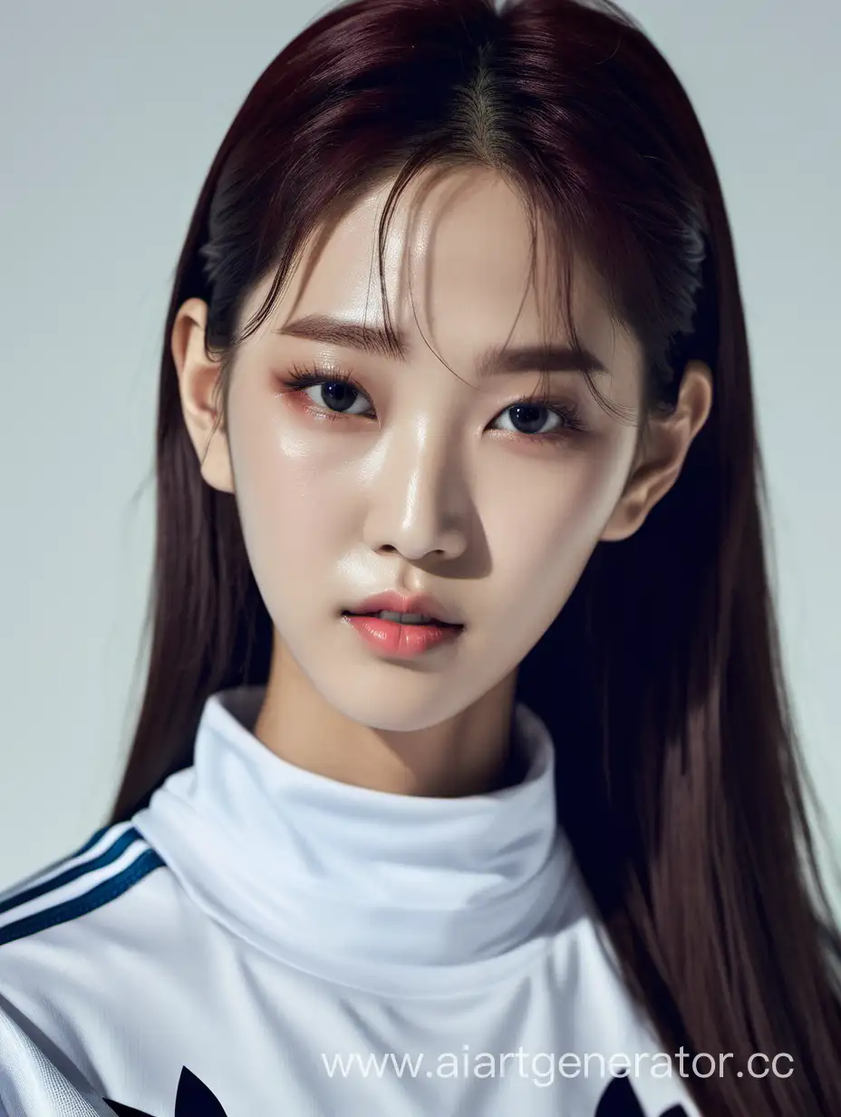 Korean beautiful girl adidas visual beauty kpop visual 