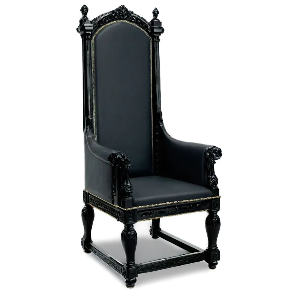 Exquisite-Black-Royal-Throne-Chair-PNG-Regal-Elegance-in-Digital-Artistry