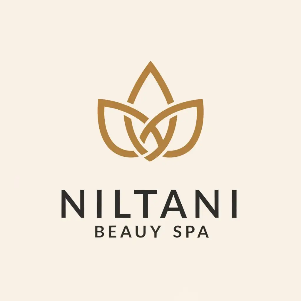 a logo design,with the text "Niltani", main symbol:Text logo,Moderate,be used in Beauty Spa industry,clear background