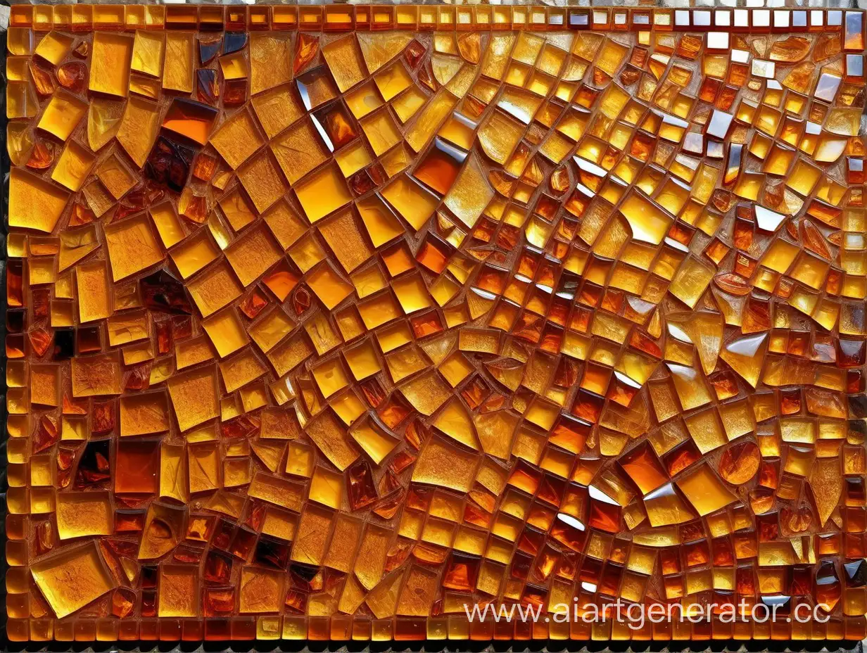 Intricate-Amber-Texture-Mosaic-Unique-Artistic-Patterns