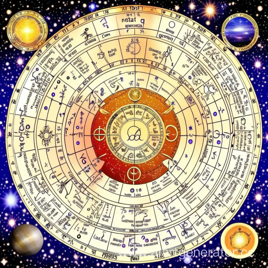 Colorful-Natal-Chart-Astrology-Illustration