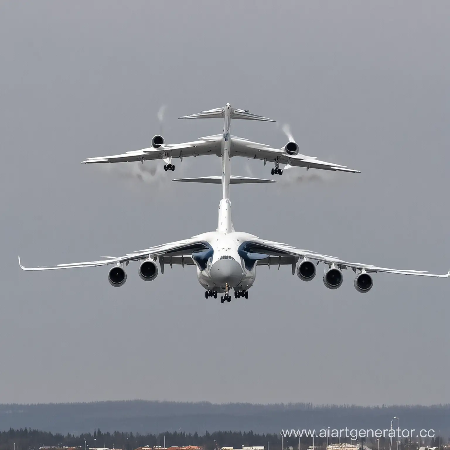 Majestic-Encounter-An225-Crossing-Paths-with-Beluga-Airbus