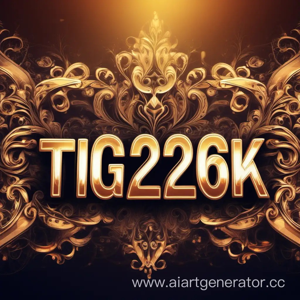 красивый фон с именем tig228k