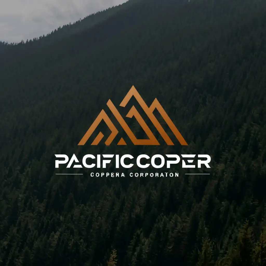 LOGO-Design-for-Pacific-Copper-Corporation-Mountainous-Adventure-with-a-Touch-of-Metal