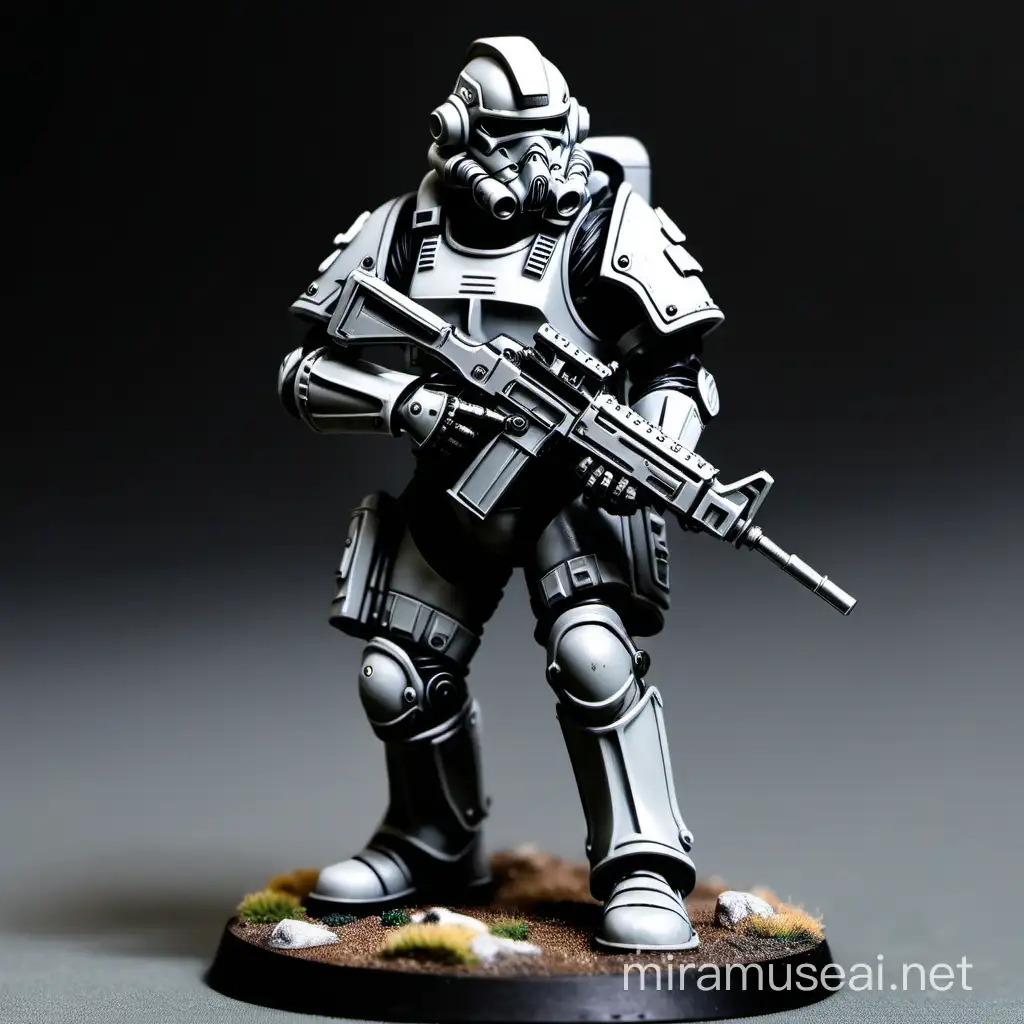Modern trooper in power armour